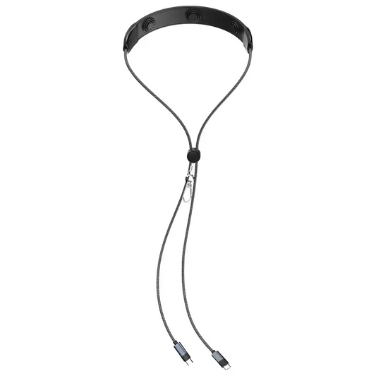 Green Lion 3-in-1 Massager Cable PD 100W – Fast Charging Cable with Built-In Massager (Black)