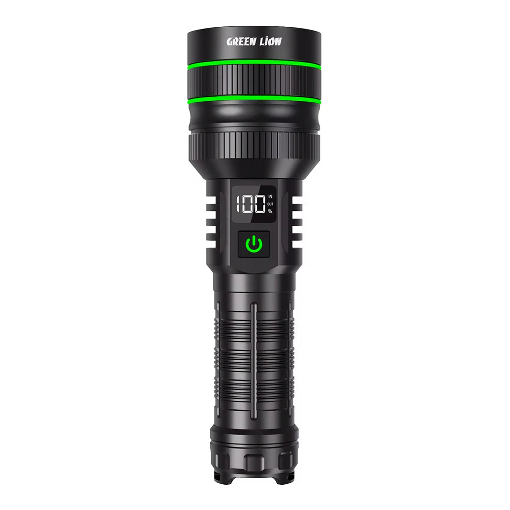 Green Lion Hyper Ray Pro LED Torch – Ultra-Bright Rechargeable Flashlight