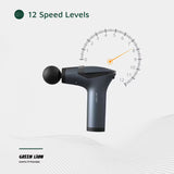 Green Lion GMG-05 Multifunctional Massage Gun – Deep Tissue Muscle Recovery (Black)