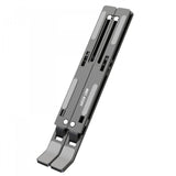 Green Lion X-Foldable Laptop Stand – Adjustable Ergonomic Aluminum Stand (Gray)
