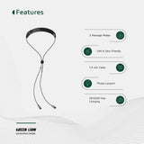 Green Lion 3-in-1 Massager Cable PD 100W – Fast Charging Cable with Built-In Massager (Black)