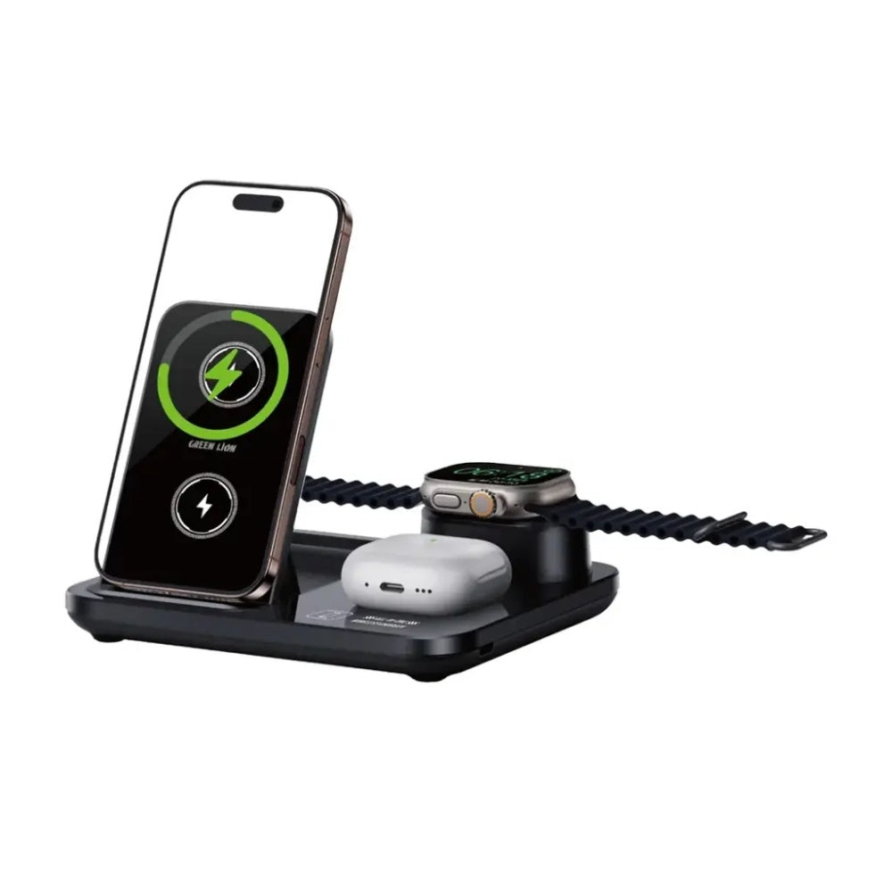 Green Lion 3 in 1 Multifunctional Wireless Charger