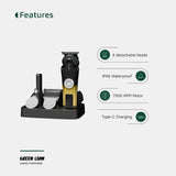 Green Lion 6 in 1 Trim Pro Grooming Kit