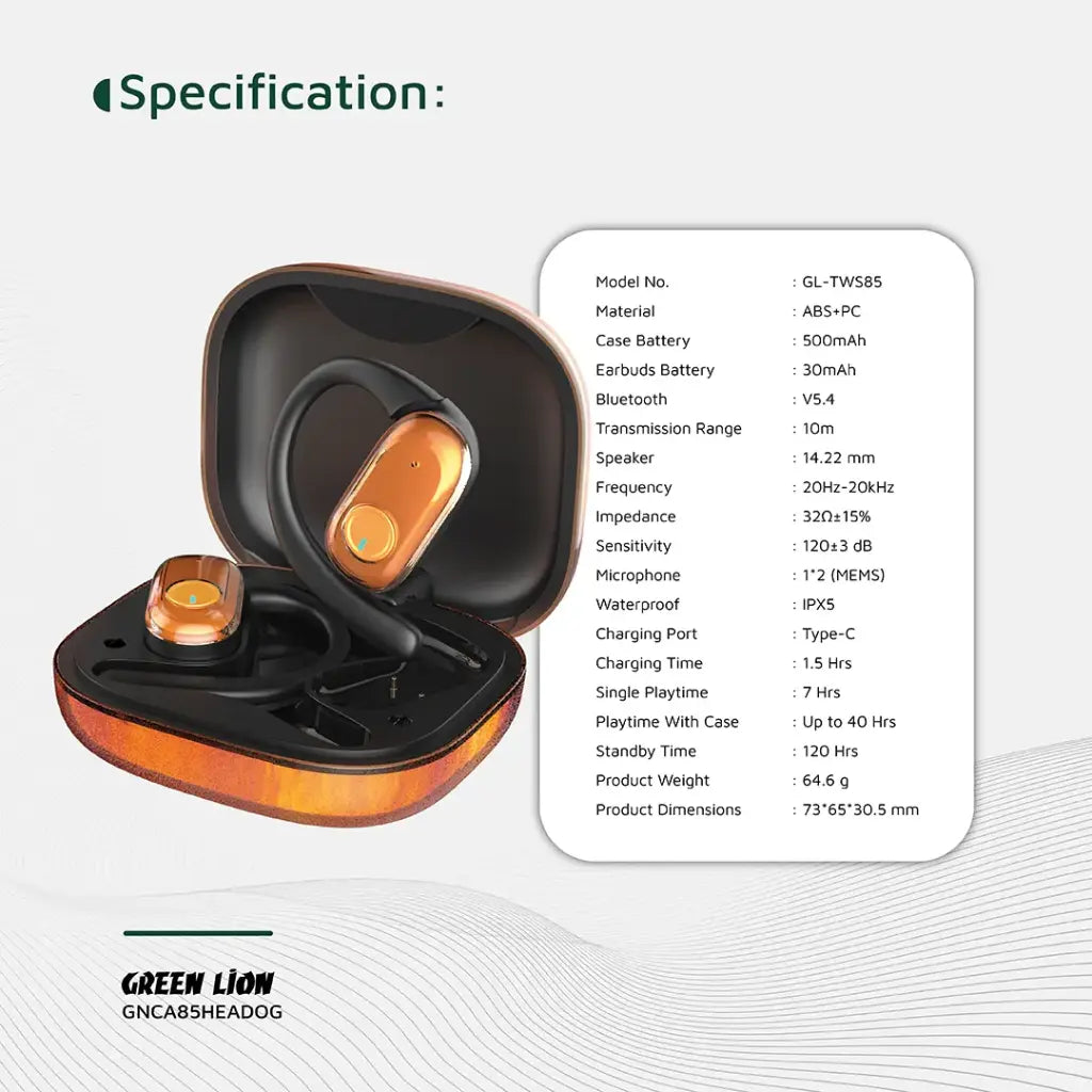 Green Lion Catania Open Ear Headphones