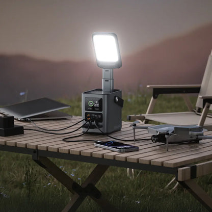 Green Lion Energy Max 60000mAh Power Station 230W – High-Capacity Portable Power Station (Grey)