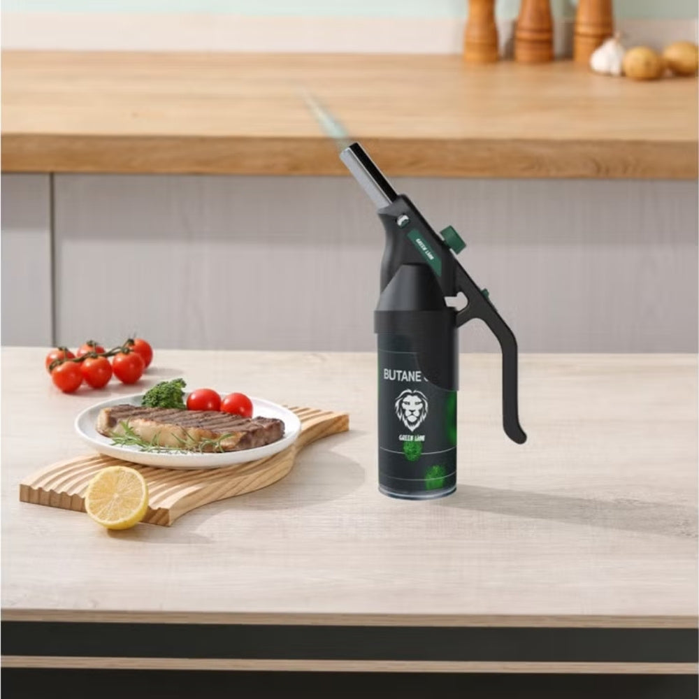 Green Lion Fire Flame Windproof Lighter