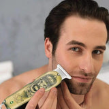 Green Lion Hair Trimmer Elegant Gold Design