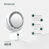Green Lion Makeup Mirror Fan