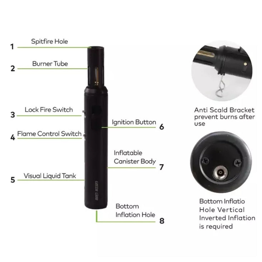 Green Lion Storm Lighter X with Torch Lighter
