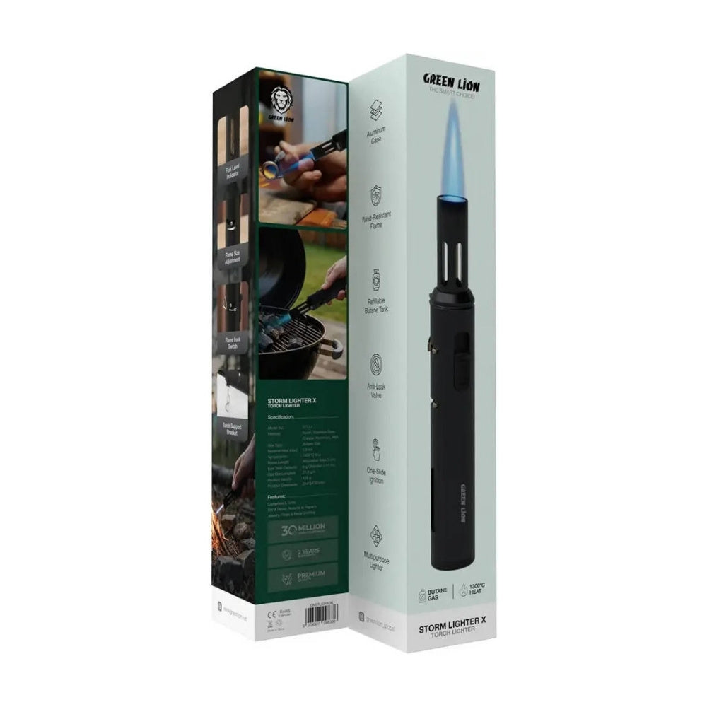 Green Lion Storm Lighter X with Torch Lighter