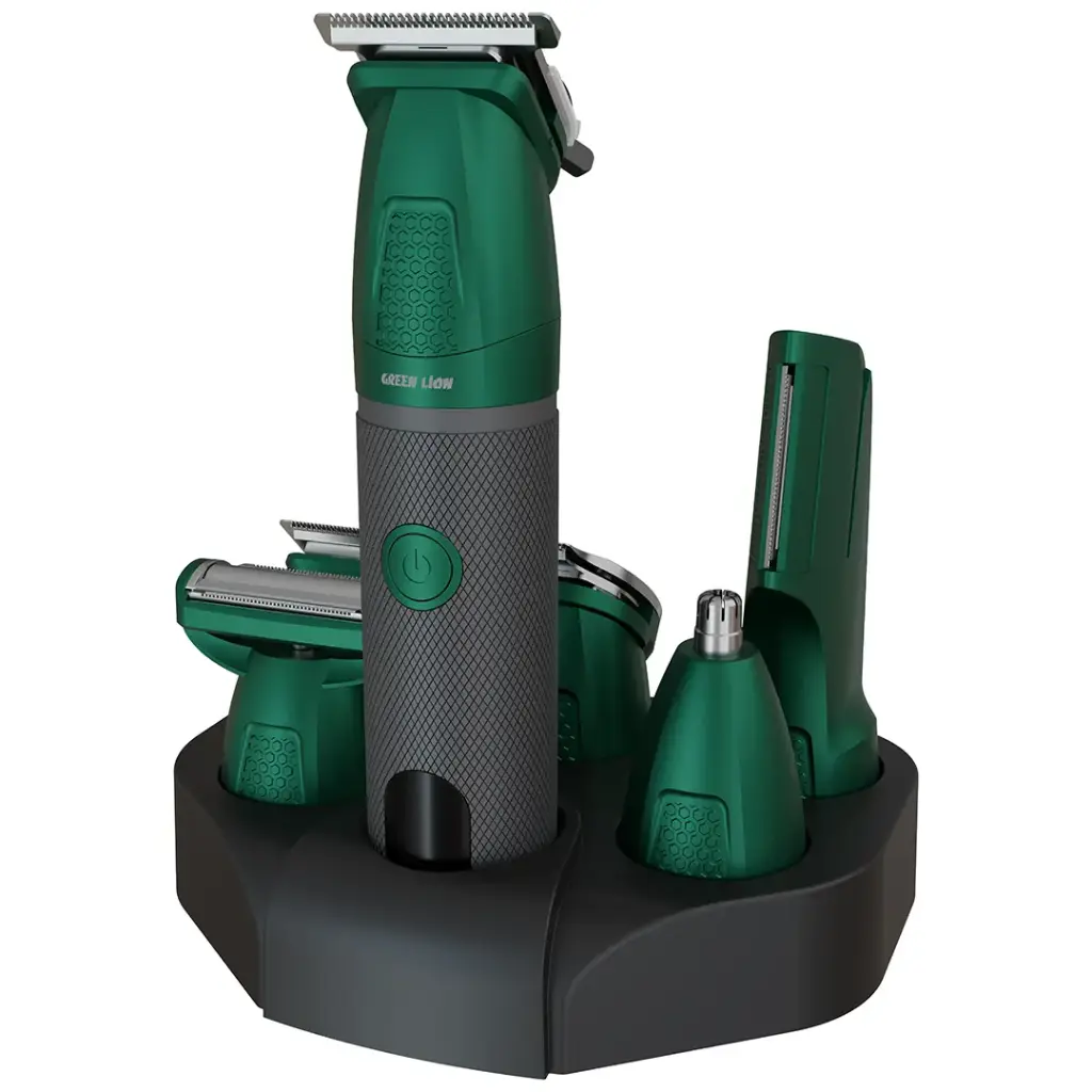 Green Lion Style Pro 6-In-1 Grooming Kit - Green