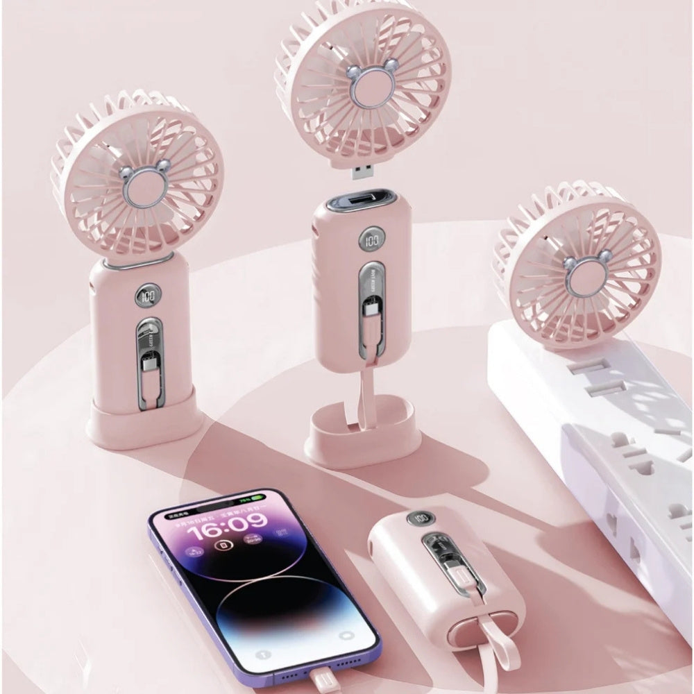 Green Lion Wind Mate Portable Power Bank with Fan