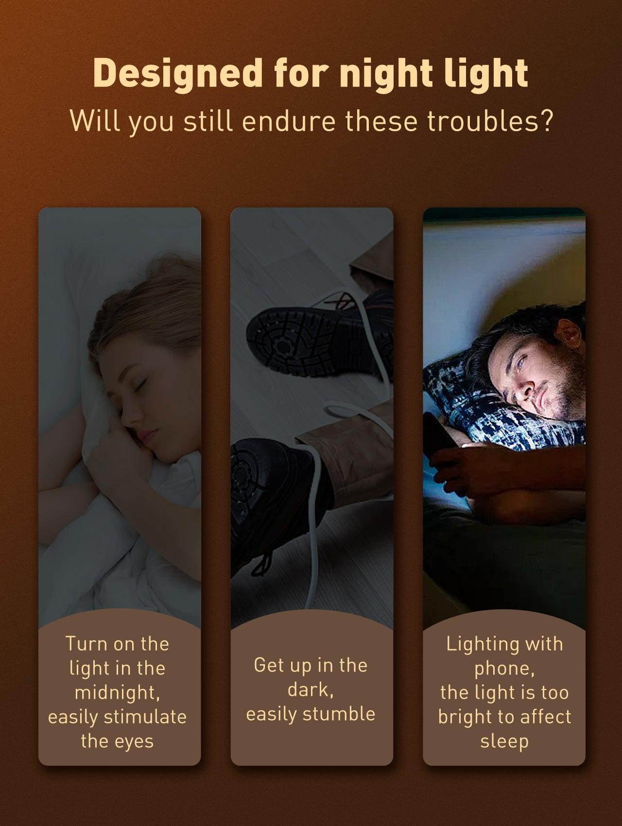 LDNIO Portable Automatic Lumen Control light Sensor LED Night Light - Saleshubstore