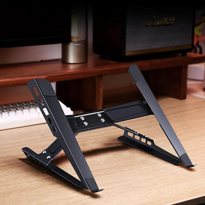 Ergonomic 150° Adjustable Metal Laptop Riser Stand - Saleshubstore