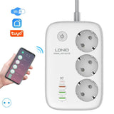 LDNIO SEW3452 Smart Power Strip with USB & 2m Cable – 2500W, WiFi Control - Saleshubstore