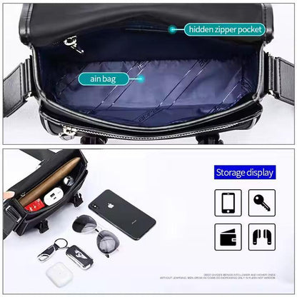 BOPAI Luxury Messenger Bag – Crossbody Satchel Shoulder Bag, Slim Design for Work & Travel (Model B9231) - Saleshubstore