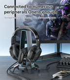Yesido HB25 RGB Headphone Stand with USB Hub