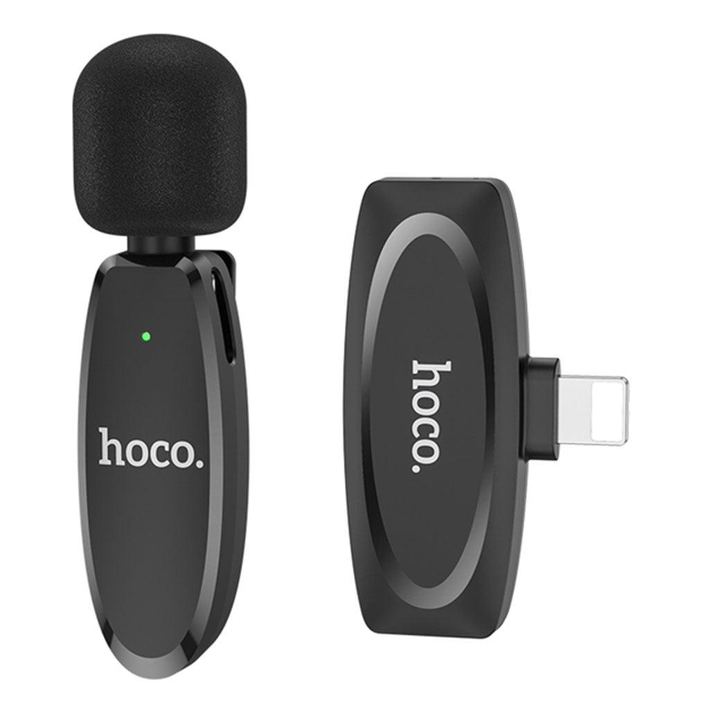 Hoco L15 Crystal Lavaliere Wireless Digital Microphone (USB-C or Lightning) - Saleshubstore