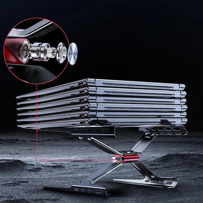 Ergonomic 150° Adjustable Metal Laptop Riser Stand - Saleshubstore