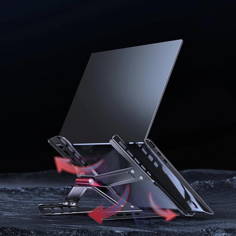 Ergonomic 150° Adjustable Metal Laptop Riser Stand - Saleshubstore