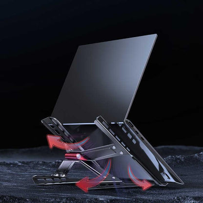 Ergonomic 150° Adjustable Metal Laptop Riser Stand - Saleshubstore