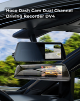 Hoco Dash Cam Dual Channel Driving Recorder DV4
