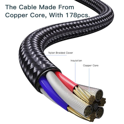 Yesido CA89 3in1 Type-C to Type-C + Lightning 20W + Micro Charging Cable 1.2m - Saleshubstore