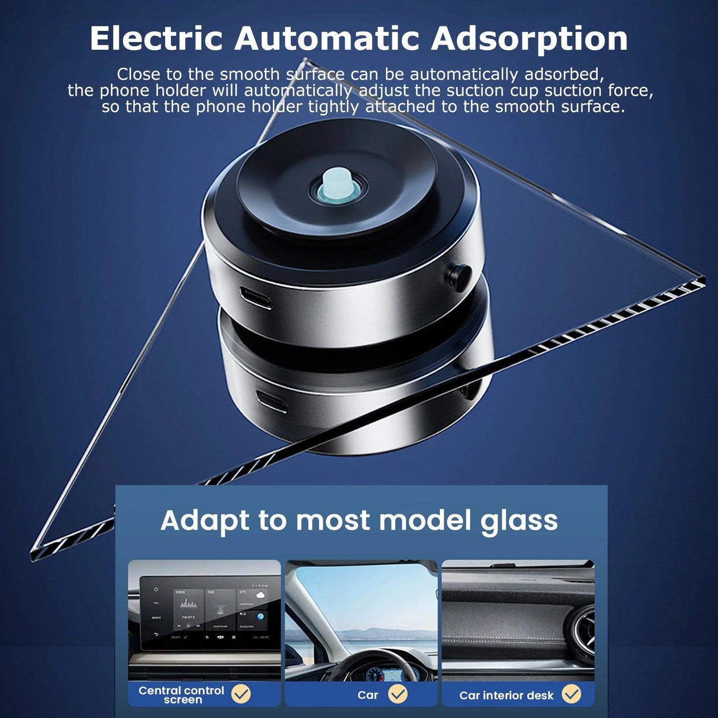 Magnetic Vacuum Car Suction Phone Holder - Saleshubstore