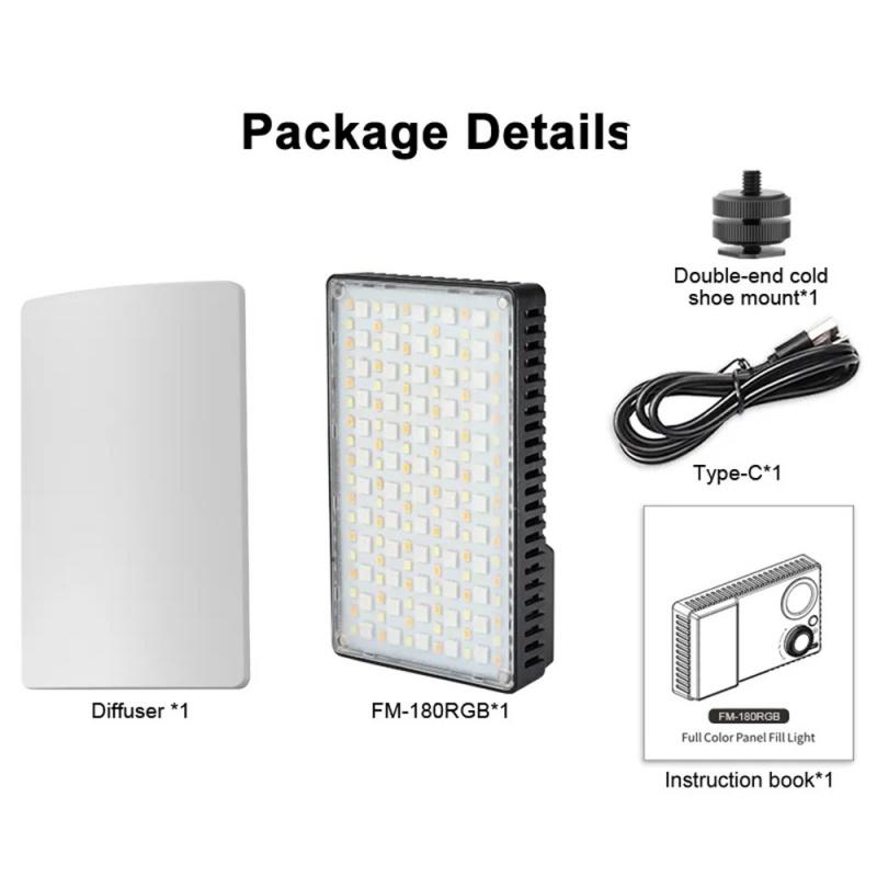 JMARY FM-180RGB Video Light