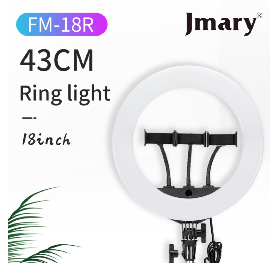 Jmary FM-18 RGB Ring Light with Stand