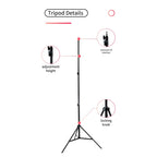 Jmary FM-18 RGB Ring Light with Stand