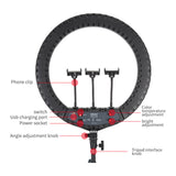 Jmary FM-18 RGB Ring Light with Stand