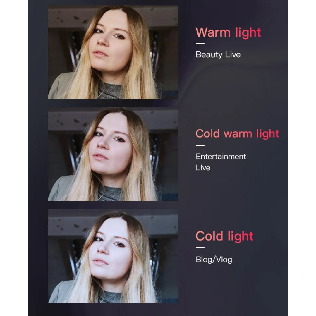 Jmary FM-18 RGB Ring Light with Stand