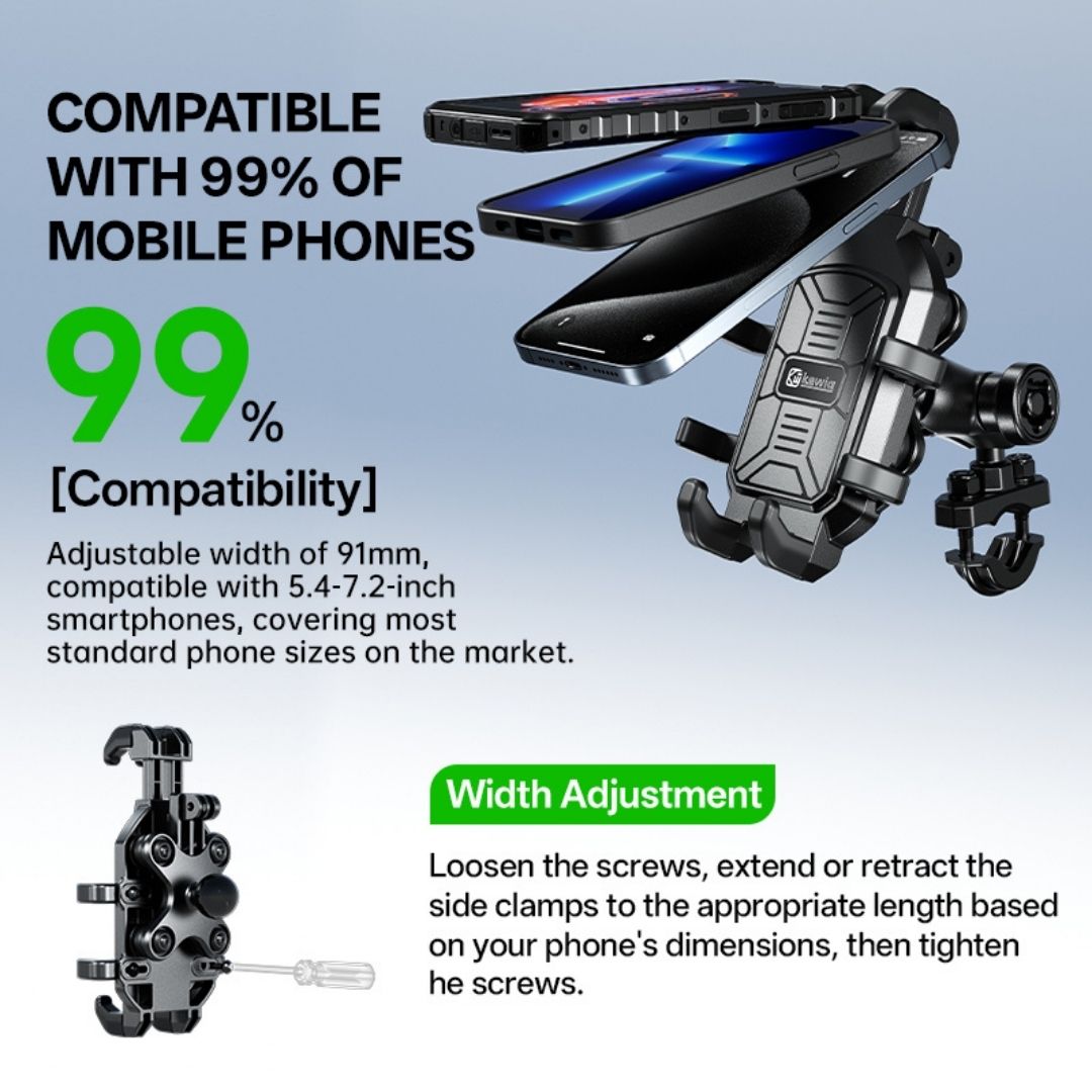 Kewig M26S Motorcycle Phone Mount