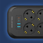 LDNIO SE6403C Power Strip USB-C 6 Outlets
