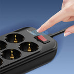 LDNIO SE6403C Power Strip USB-C 6 Outlets