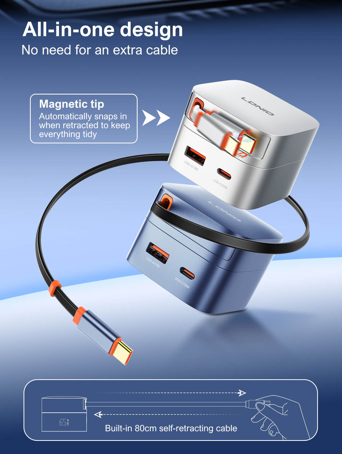 LDNIO Q10 65W Fast Charger