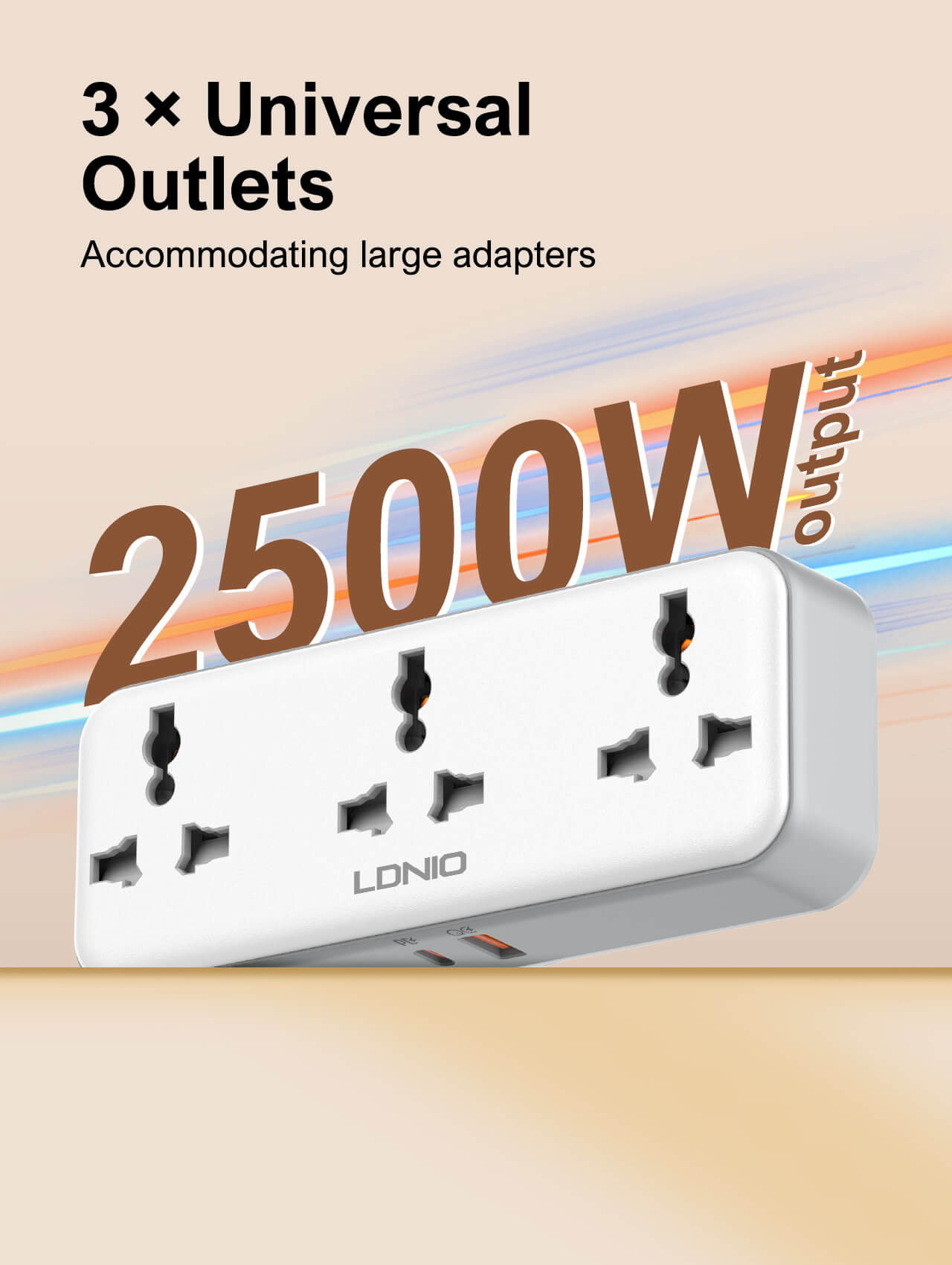 LDNIO SC3317 Power Strip 30W USB-C