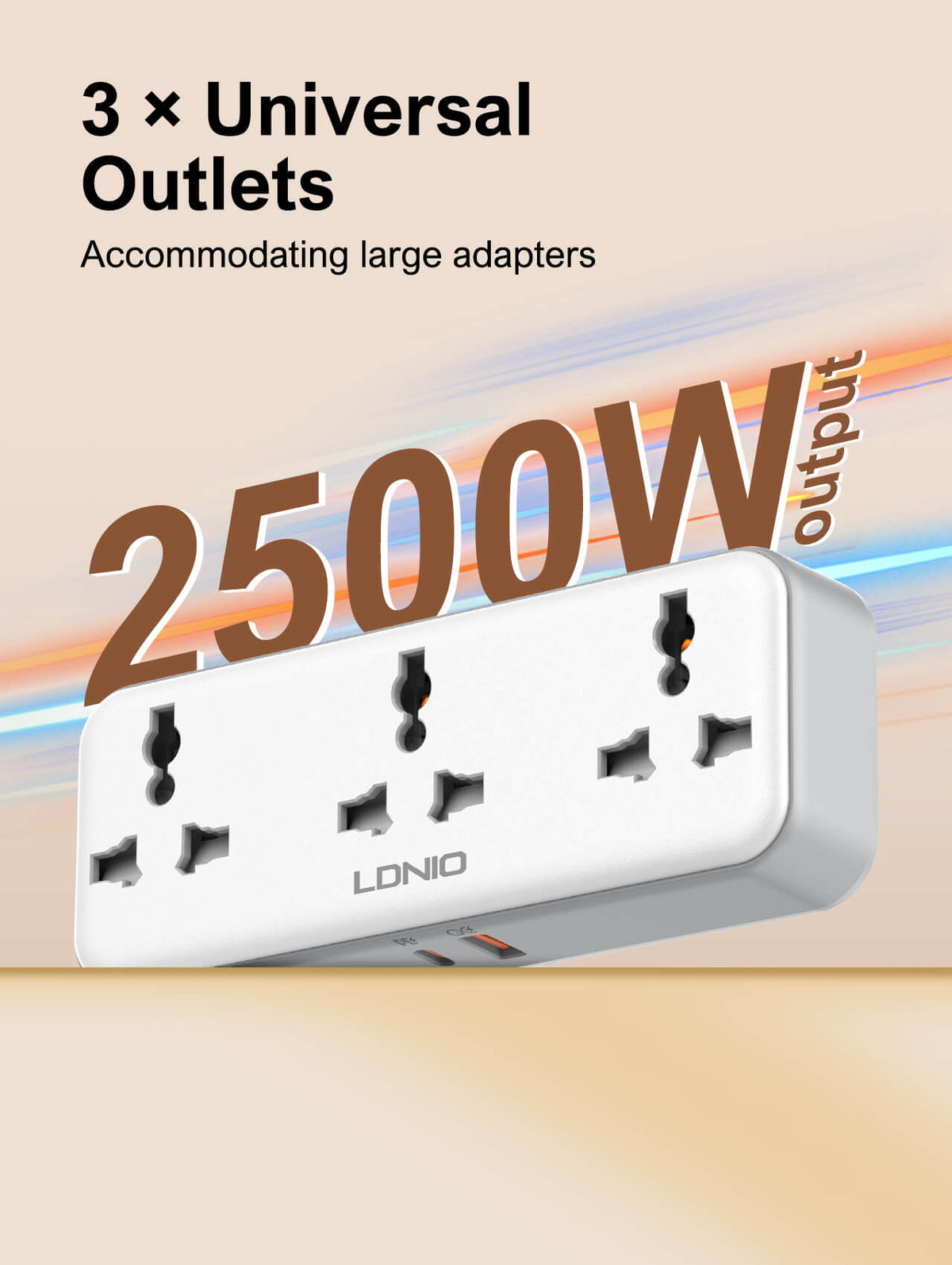 LDNIO SC3317 Power Strip 30W USB-C