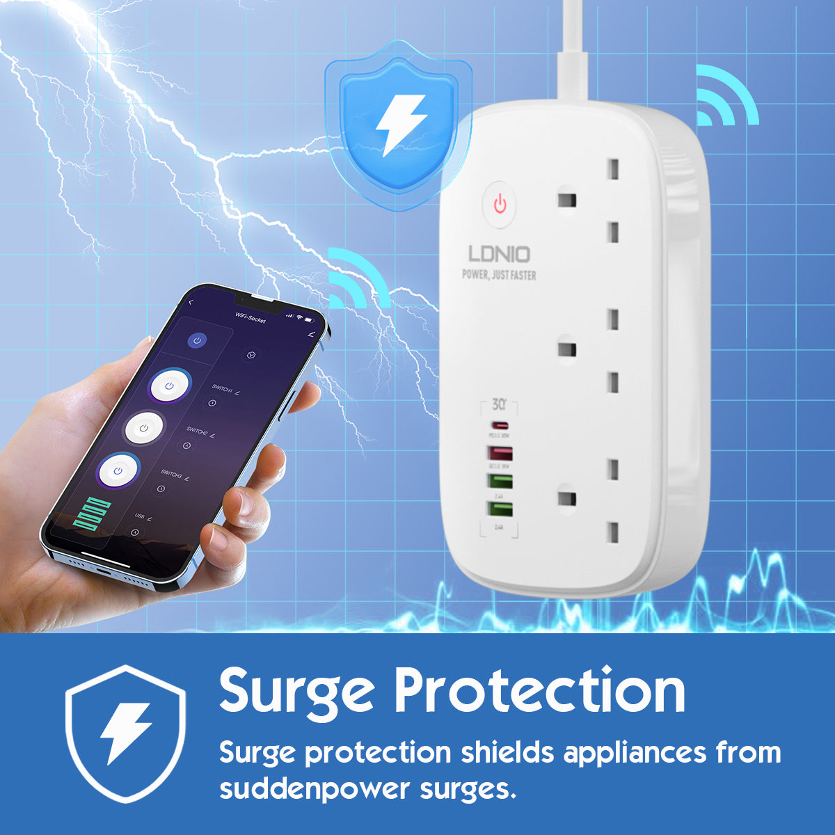 LDNIO SCW3451 Smart Power Strip