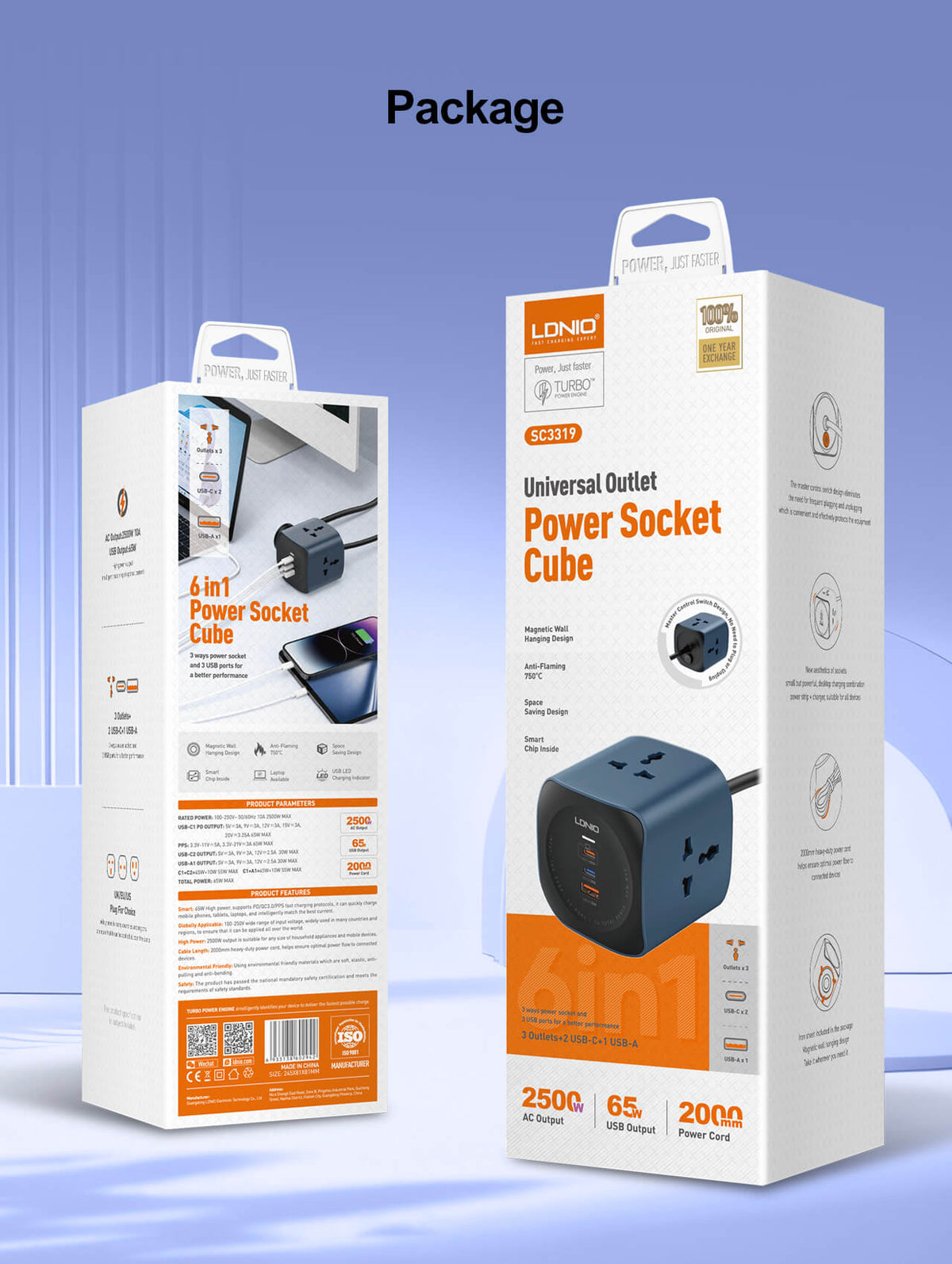 LDNIO SC3319 65W Desktop Power Socket
