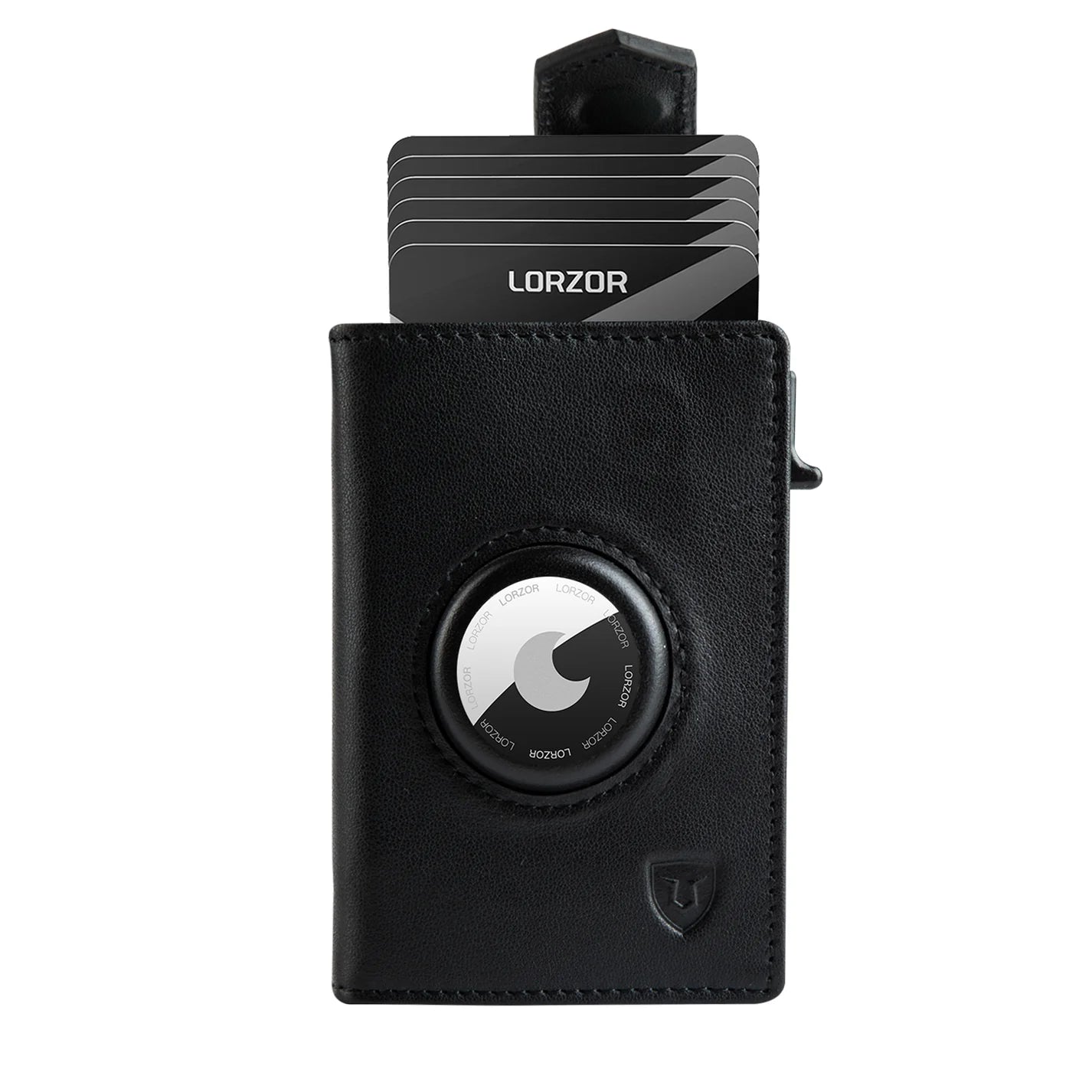 LORZOR Pop-Up AirTag Leather Wallet