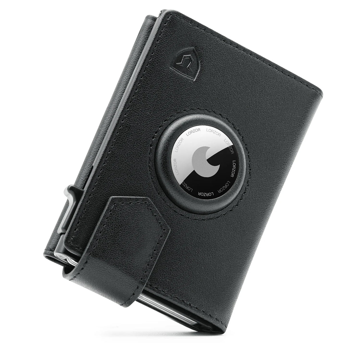LORZOR Pop-Up AirTag Leather Wallet
