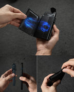 LORZOR Pop-Up AirTag Leather Wallet