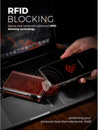 LORZOR Pop-Up RFID Leather Wallet for Men