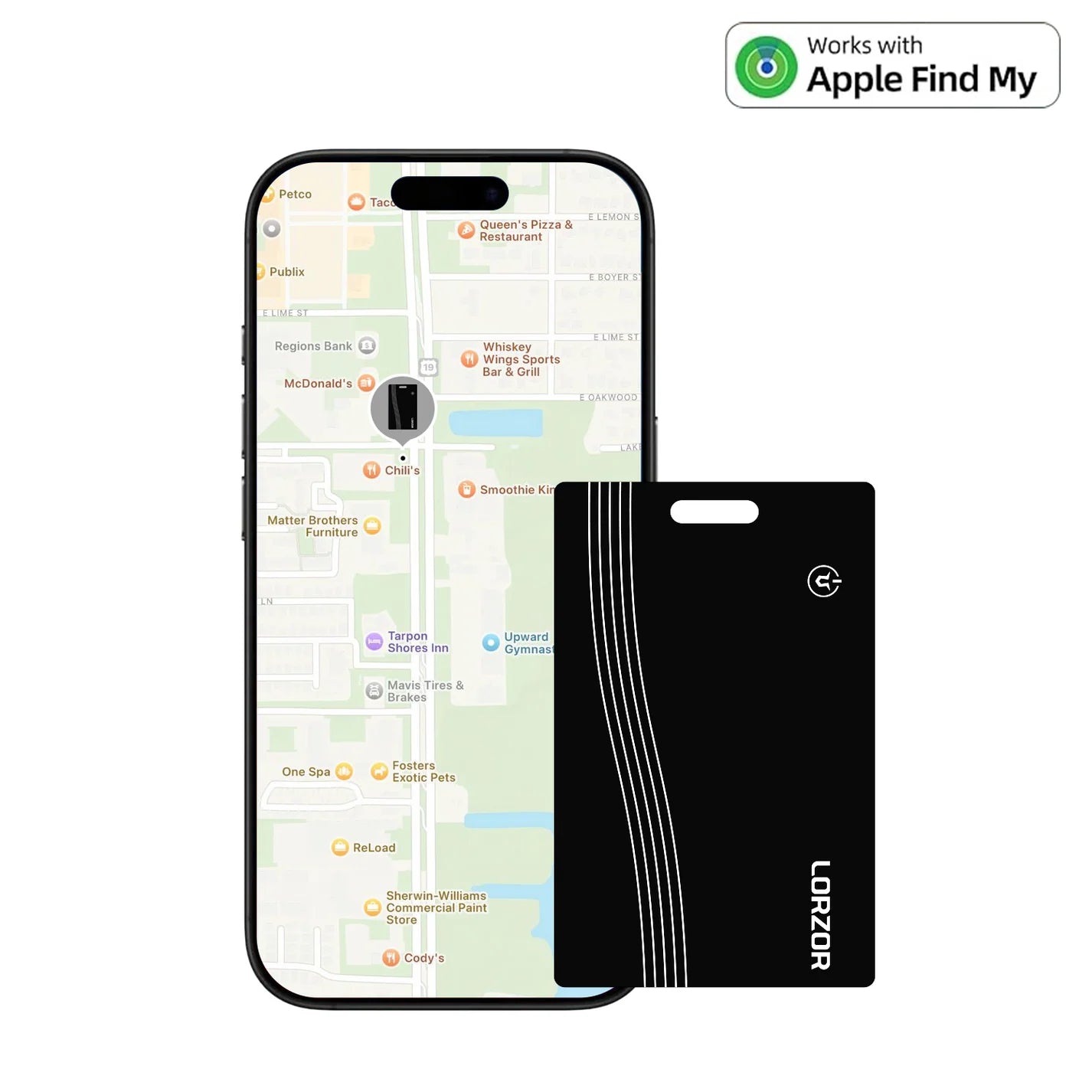 LORZOR Wallet Tracker Air Card