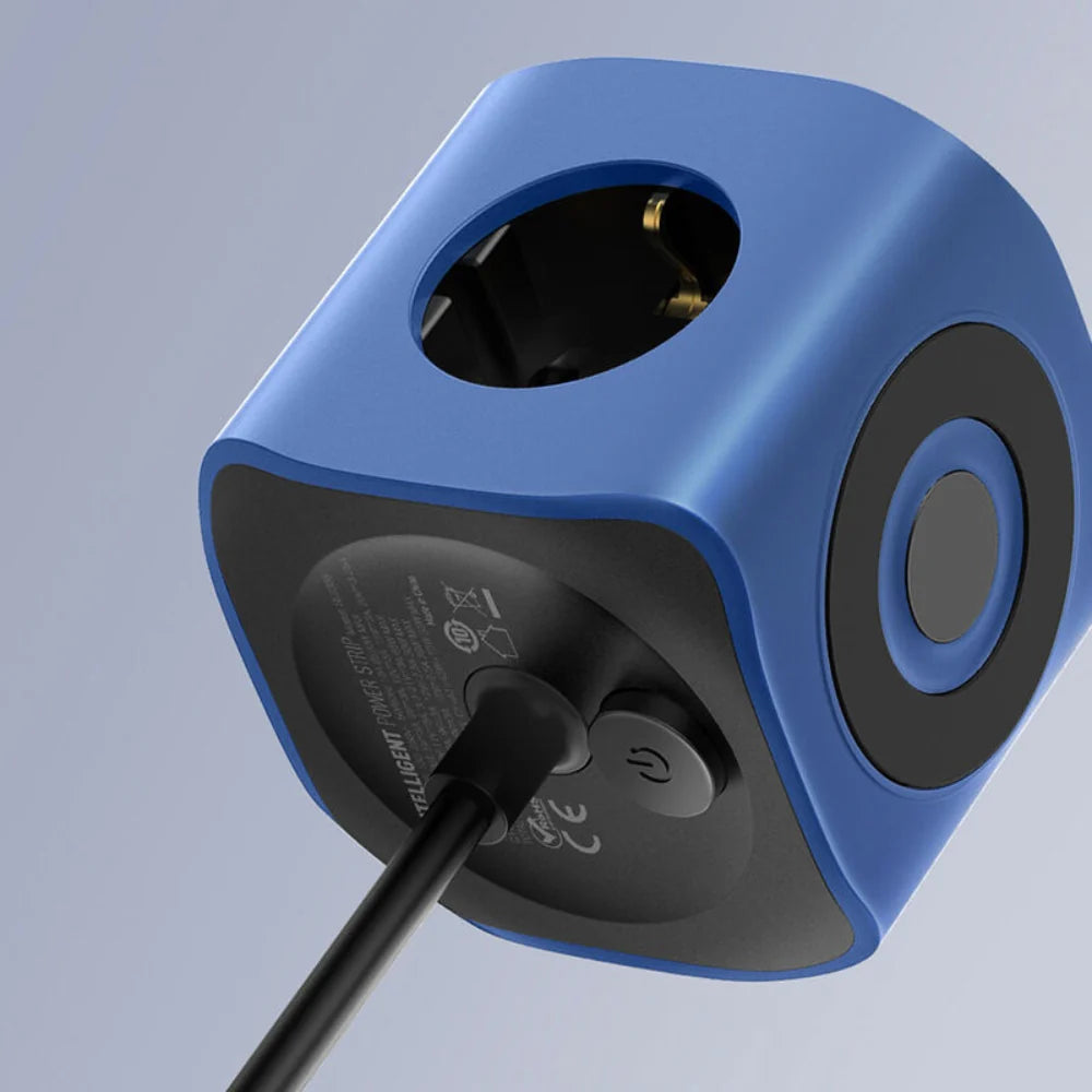 LDNIO SE3338 Power Strip 2500W – 65W Fast Charging with PD & QC3.0, EU Plug, 2m Cable