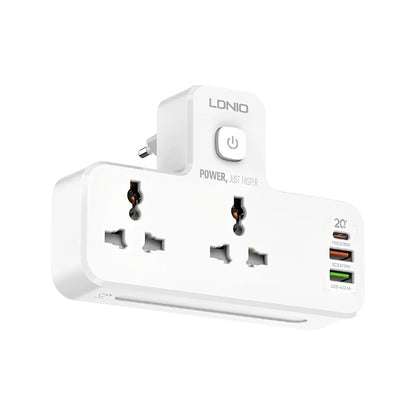 LDNIO SC2311 2-Outlet Portable Extension Power Socket
