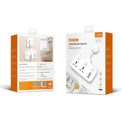 LDNIO SC2413 Extension Socket Power Strip with USB Ports