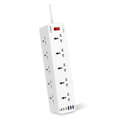 LDNIO SC10610 2500W Power Socket with 10 Universal Outlets & USB-C PD20W